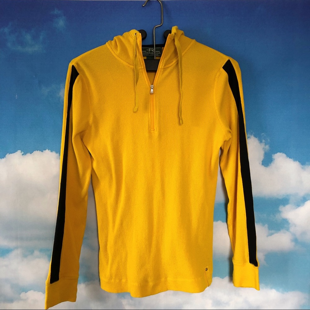 *sold* Bright yellow hoodie